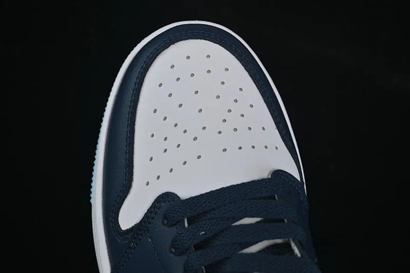 All categories Air Jordan Jordan series basketball shoes Air Jordan 1 Low Air Jordan 1 Low AJ1 Joe 1 blue white black hook low-top cultural casual sneakers 553558-149